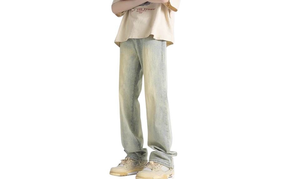 SWAMP AREA Jeans Unisex Moderate Straight Fit Pants