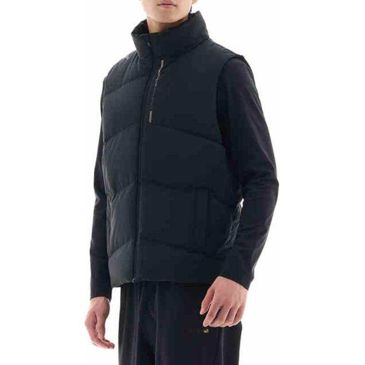 ANTA ANTA Vests Men's Black Stand Collar Thickened Other