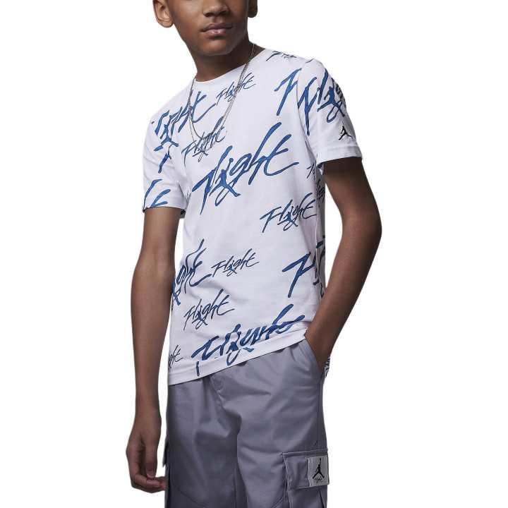 Jordan Jordan Paint Flight T Shirt White Kids'