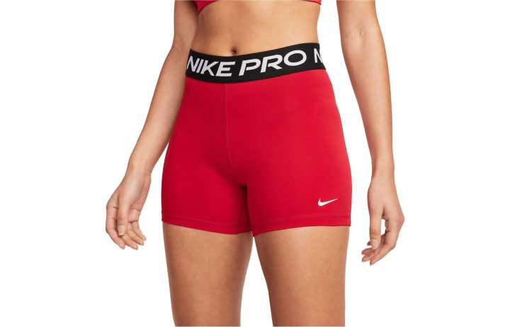 Nike Nike Sports Shorts Women's Red Moderate Knitted Shorts