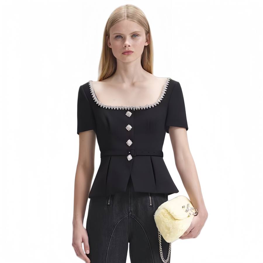 Self-portrait Self portrait Short Sleeved Shirt Women's