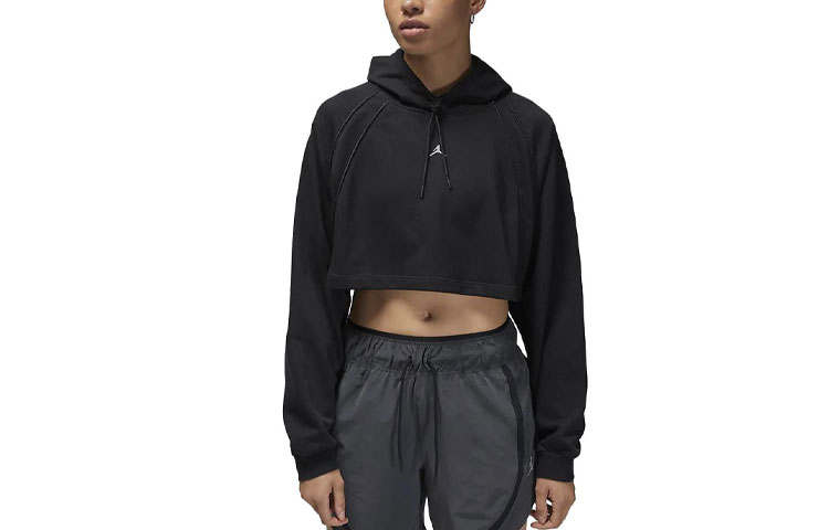 Jordan Jordan Sport Sweatshirts Women's Black Hooded Moderate Regular