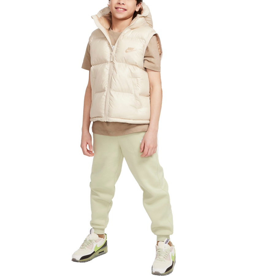 Nike Nike Sportswear Club Knitted Sweatpants Olive Glow/White Teenagers