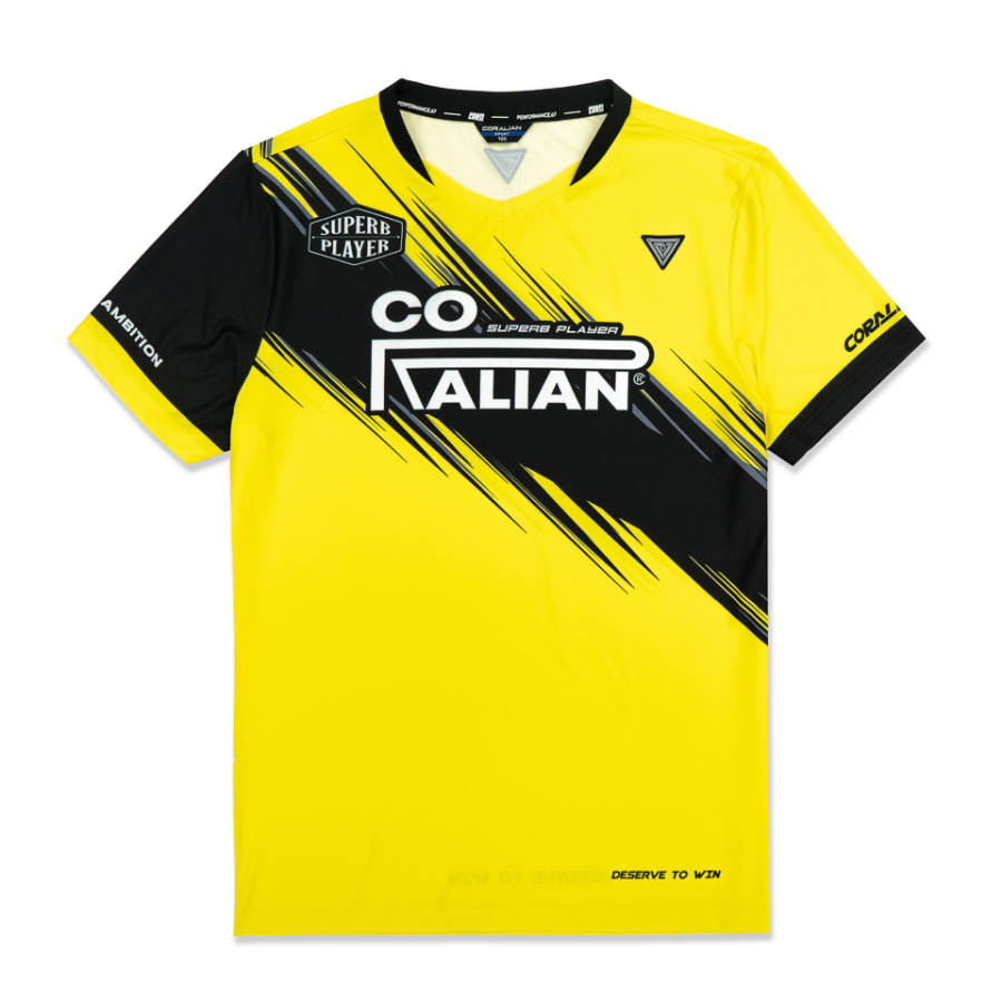 CORALIAN Badminton Jersey Men's Yellow