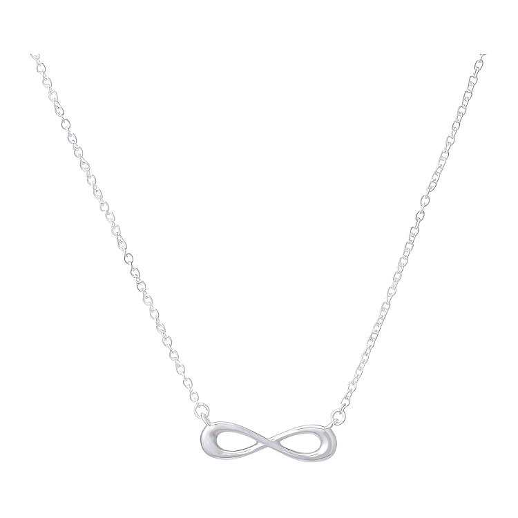 TIFFANY & CO. Infinity Series 925 Sterling Silver Necklaces Women's Silver