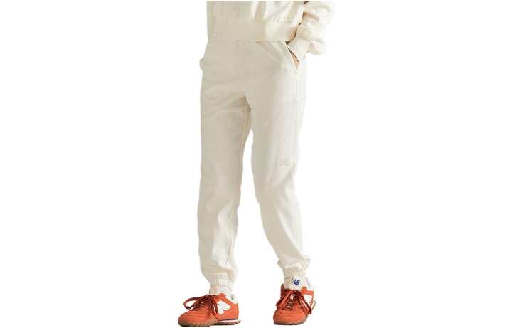 New Balance New Balance Half Dome Knitted Sweatpants Women's Light Gray Moderate Cuffed Pants