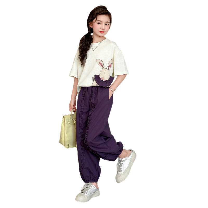 Lanza Casual Sportswear 2 Piece Set Purple Children Aged 3 7 Years Old