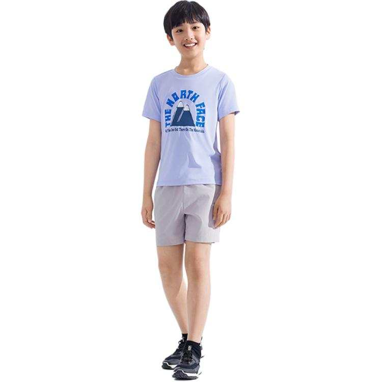 THE NORTH FACE SUN CHASE T Shirt Blue Purple Children Aged 3 7 Years Old