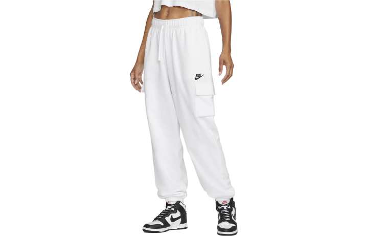 Nike Nike Knitted Sweatpants Women's White Moderate Cuffed Pants