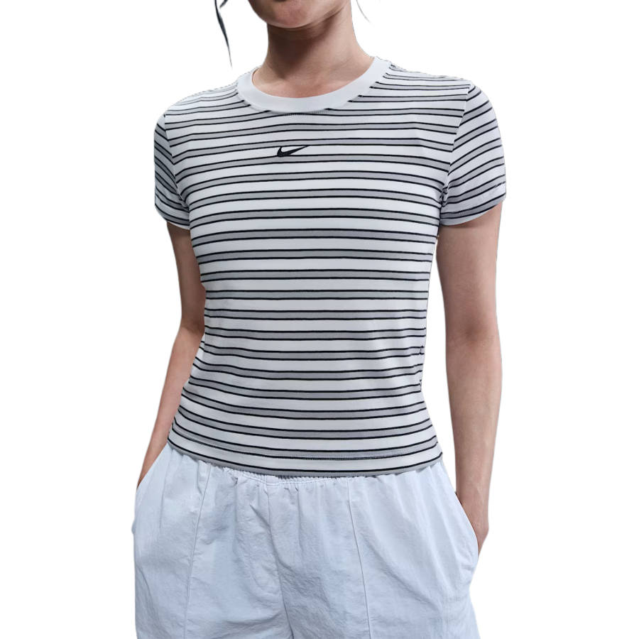 Nike Nike Sportswear Regular T Shirt Women's Black White