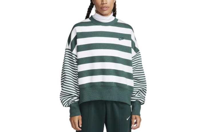 Nike Nike Sweatshirts Women's Green Crew Neck Moderate Regular