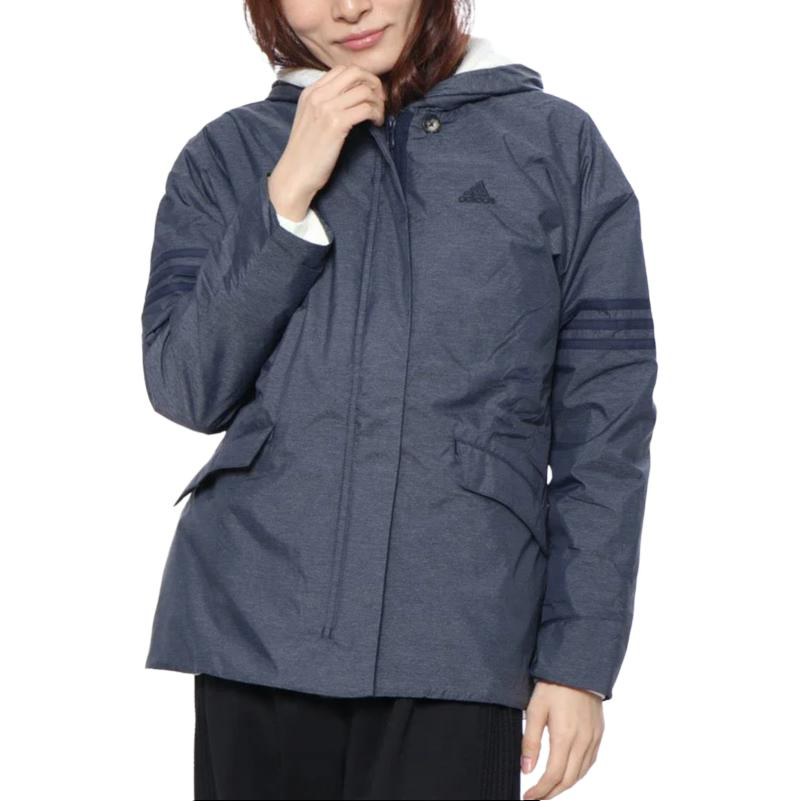 Adidas Adidas W SPORT ID Boa Parka Coat Women's Marine Blue
