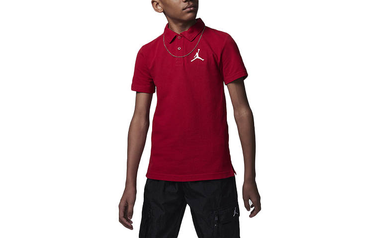 Jordan Jordan Polo Shirt Jumpman Red Kids'