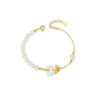 GLTEN Bracelets Green Jade Women's