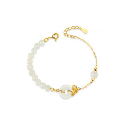 GLTEN Bracelets Green Jade Women's