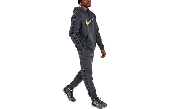 Nike Nike Knitted Sweatpants Men's Dark Gray Moderate Cuffed Pants