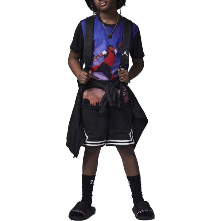 Jordan Jordan Kids T Shirts Crew Neck Moderate