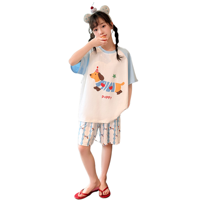 Lanza Lanza Loungewear 2 Piece Set Light Blue Kids'