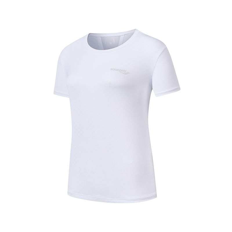 Saucony T Shirt Women's Pearl White