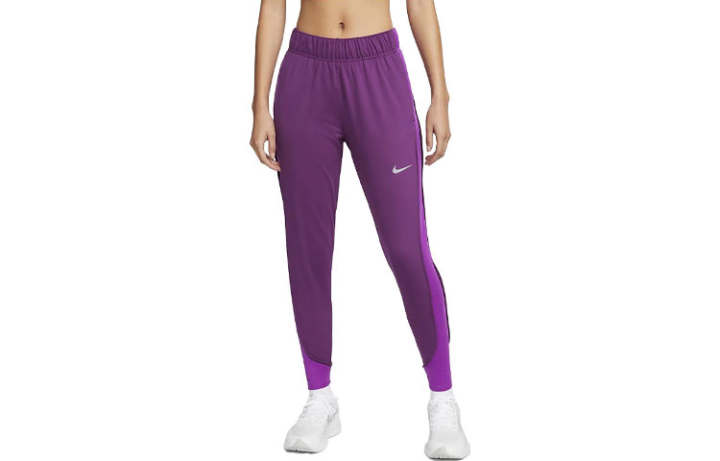 Nike Nike Knitted Sweatpants Women's Vivid Purple Moderate Slim Fit Pants