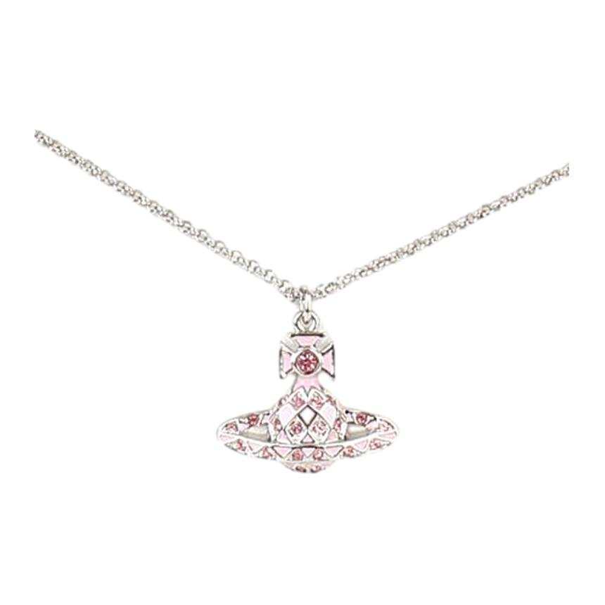 Vivienne Westwood Crystal embellished Orb Necklace