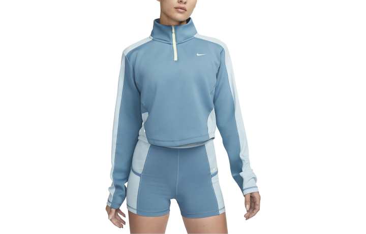 Nike Nike Sweatshirts Women's Blue Stand Collar Moderate Regular
