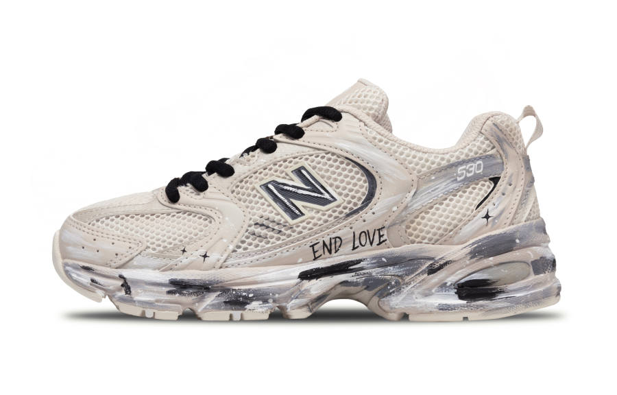 New Balance New Balance NB 530 Abrasion Resistant Breathable Low top Running Shoes Unisex Brown White