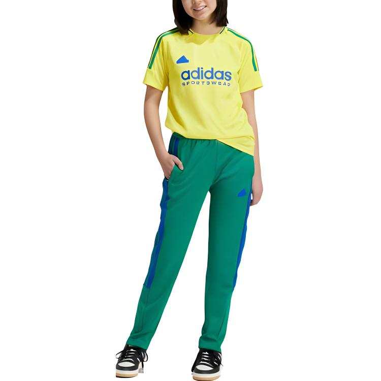 Adidas Adidas Casual Sportswear Bold Green/Bold Blue/Bright Yellow Children Aged 3 7 Years Old