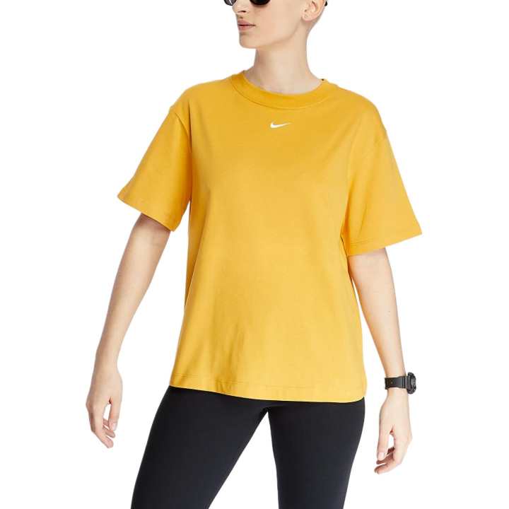 Nike Nike Drop Shoulder Sleeve T Shirt Women's Dopamine Dressing Egg Yellow