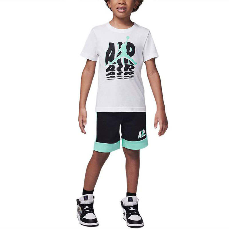 Jordan Jordan Galaxy Casual Sportswear White+Black Kids'