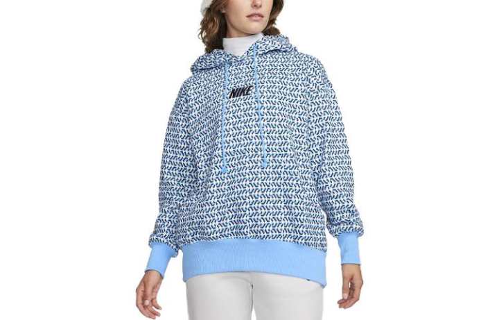 Nike Nike Sweatshirts Women's University Blue Hooded Moderate Regular