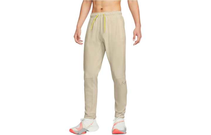 Nike Nike Knitted Sweatpants Men's Yellow Moderate Cuffed Pants