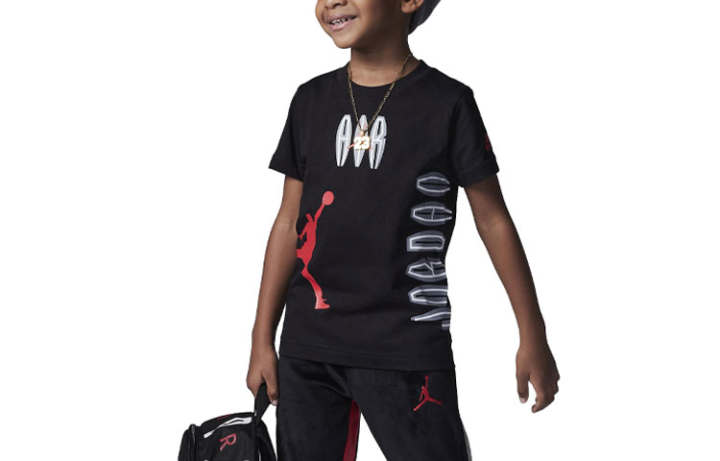 Jordan Jordan Kids T Shirts Crew Neck Moderate