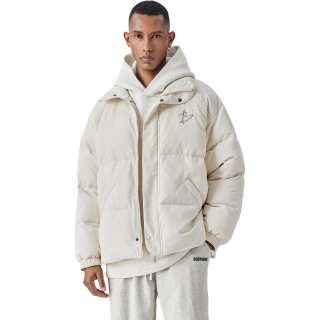 Bodydream Down Jackets Unisex Stand Collar Without Hood Thickened Down Jacket