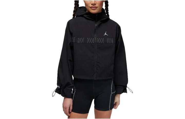 Jordan Jordan Sport Jackets Women's Black Hooded Moderate Other