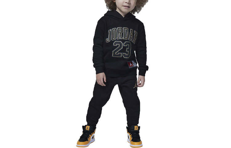 Jordan Jordan Kids Matching Sets Black Gold Infant And Toddler