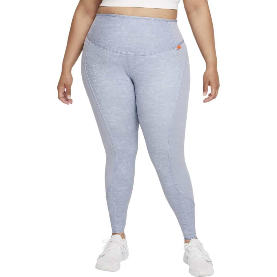 Nike Nike Women's Mid Rise Leggings Sports Pants Women's Light Gray