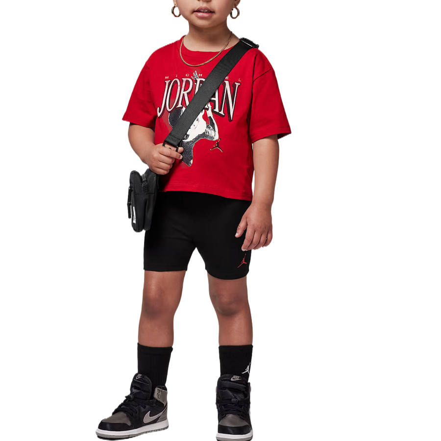 Jordan Jordan Casual Sportswear Baby Energy 2 Piece Set Red Black Infant And Toddler