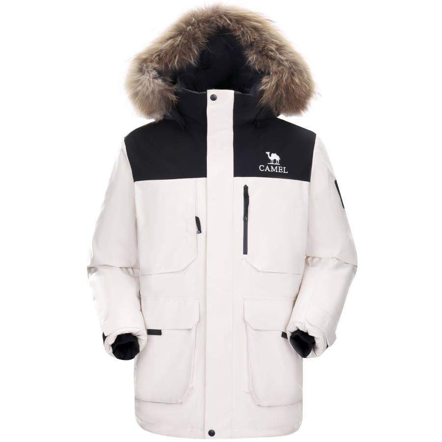 CAMEL CAMEL Warm Fleece Collection Down Jacket Unisex