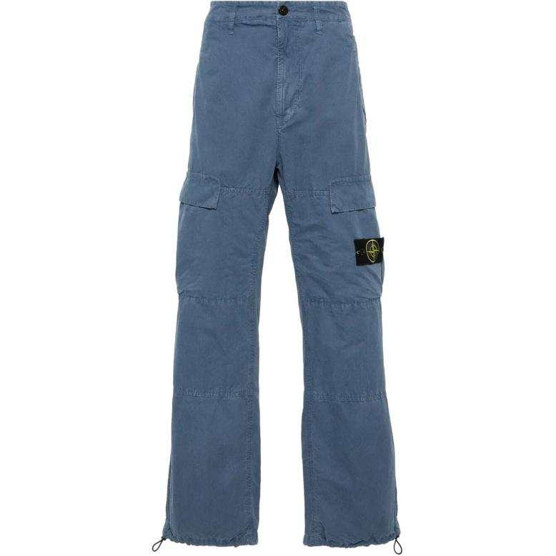 STONE ISLAND STONE ISLAND Compass appliqué Cargo Trousers
