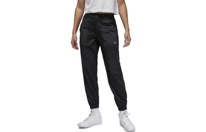 Jordan Jordan Knitted Sweatpants Women's Black Moderate Cuffed Pants