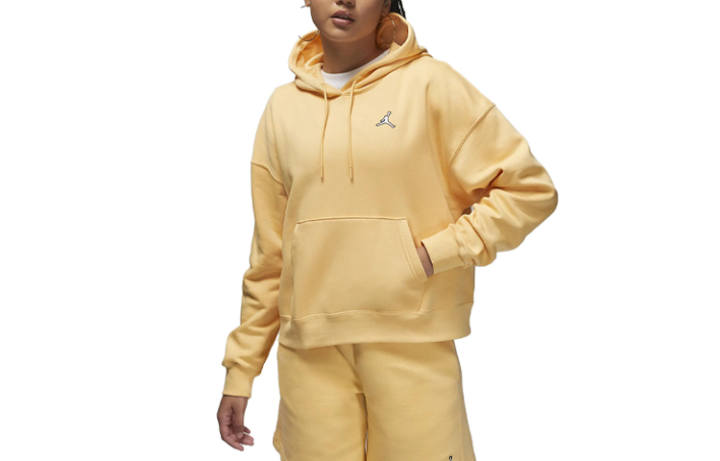 Jordan Jordan Sweatshirts Women's Gold Hooded Moderate Regular