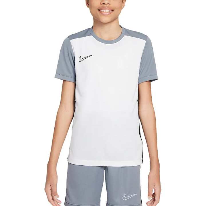 Nike Nike Dri Fit T Shirt White/Coal Black/Cool Gray/Coal Black Teenagers
