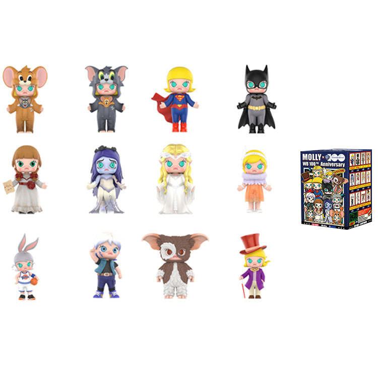 POP MART POP MART Molly Warner 100th Anniversary Collection Mystery Boxes Single Mystery Box/Whole Box 12 Pcs