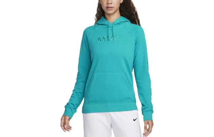 Nike Nike Sweatshirts Women's Blue Hooded Moderate Regular