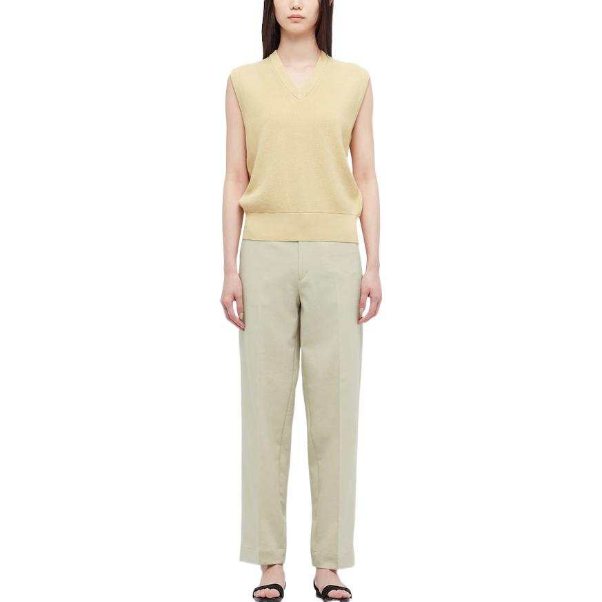 UNIQLO SS22 Casual Pants Women's Light Green