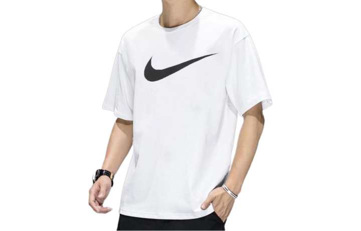 Nike Nike T Shirts Men's White Crew Neck Moderate