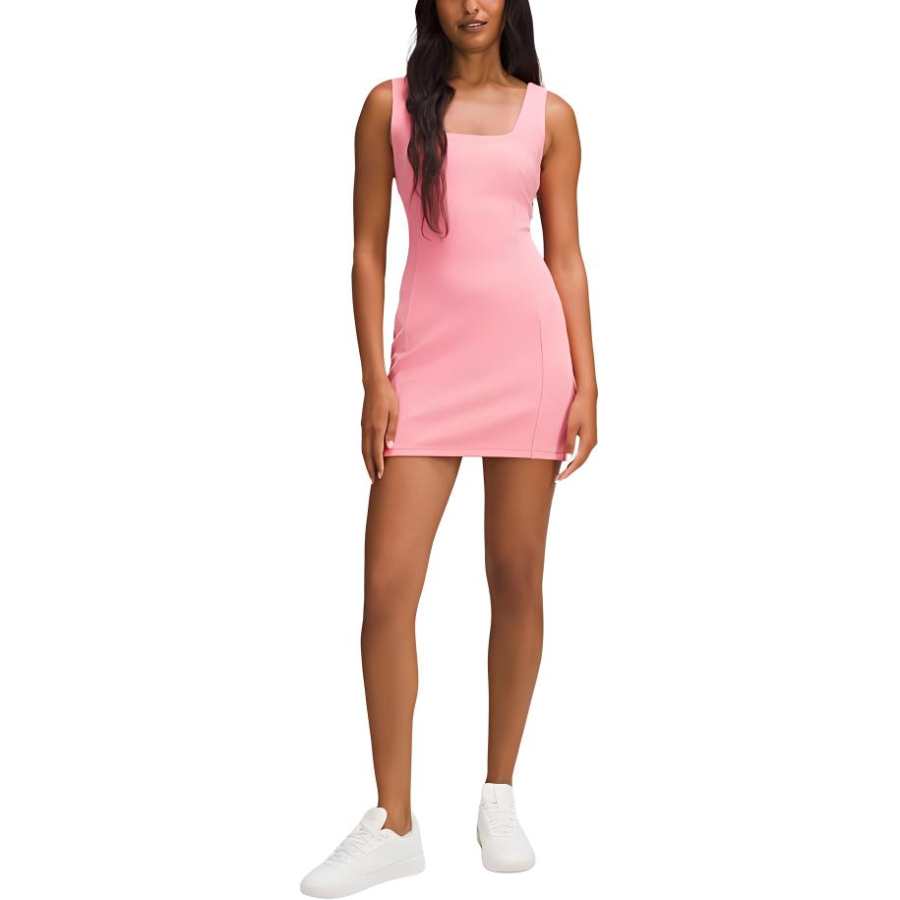 Lululemon Softstreme Sleeveless Dress Women's Cherry Blossom Pink