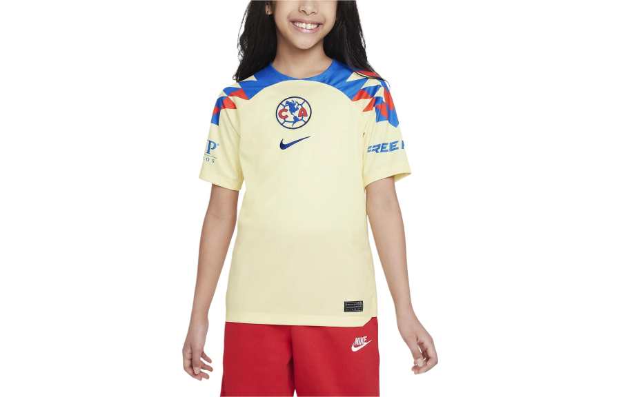 Nike Nike Club América 2023/24 Stadium Home T Shirt Kids' Yellow