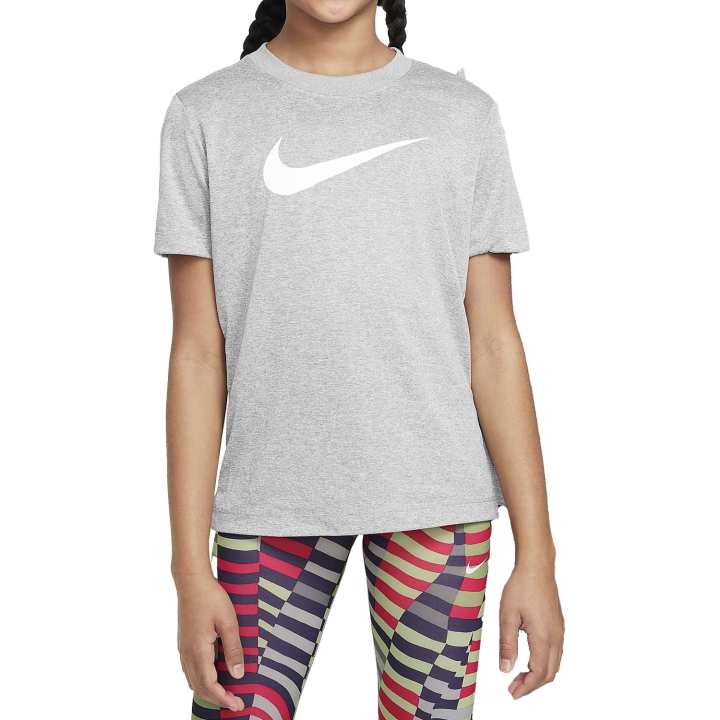 Nike Nike T Shirt Rolling Gray/Sterling Silver/Heather Teenagers